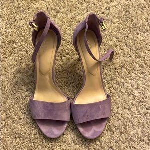 Pastel Purple suede Aldo heels